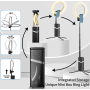 Ring light Moxom adjustable rechargeable