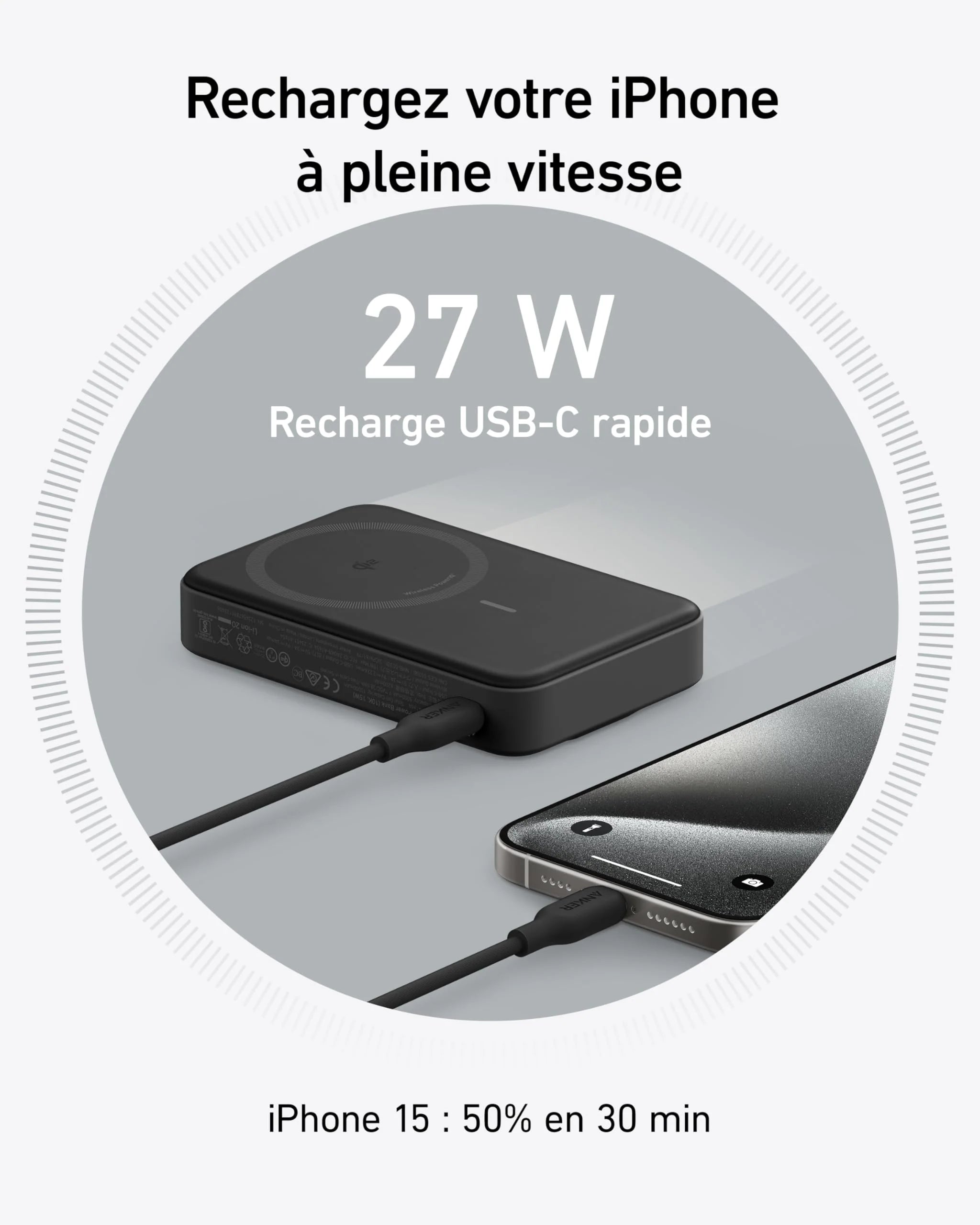 Anker MagGo Power Bank 10 000 mAh