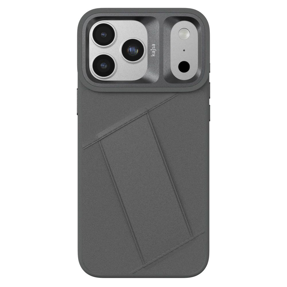 Coque Kajsa Preppie Collection – Elastic Hand Grip Back Case pour iPhone 17 Pro
