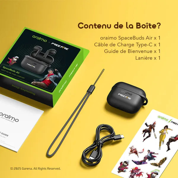 Oraimo SpaceBuds Air Freefire