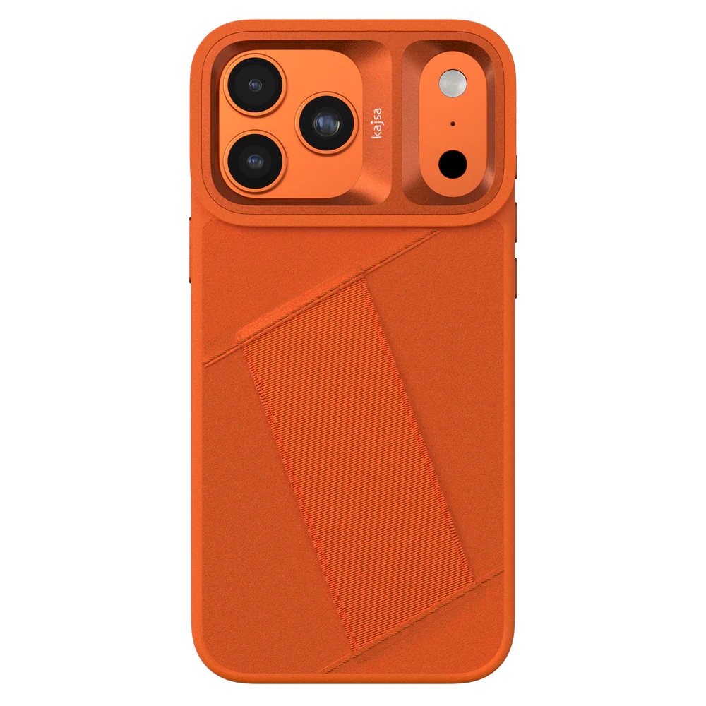 Coque Kajsa Preppie Collection – Elastic Hand Grip Back Case pour iPhone 17 Pro Max