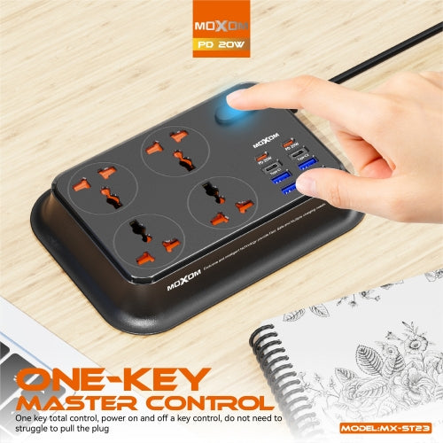Multiprise MOXOM MX-ST23 12 en 1